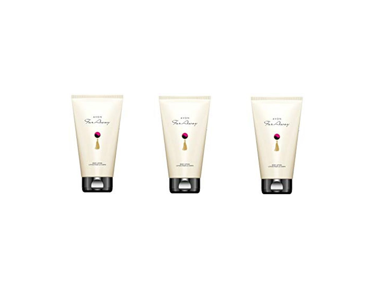 Producto 3 x Avon Loción Corporal Far Away Original para Mujer Hidratante Perfumada 150ml