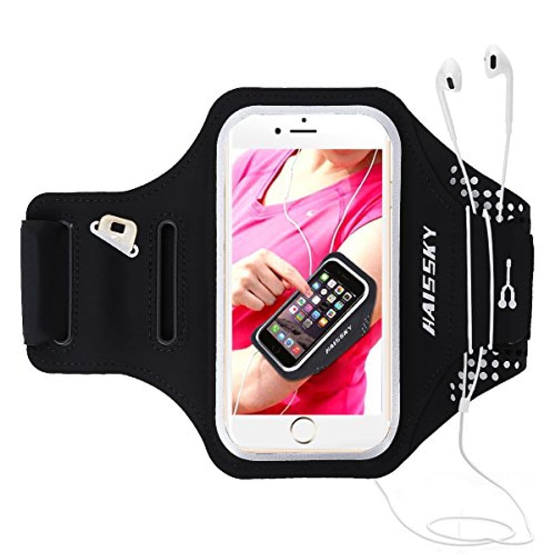 Electrónica Brazalete deportivo Para Correr Prueba de Sudor Apoyo Gimnasio Deportivo Banda Armband