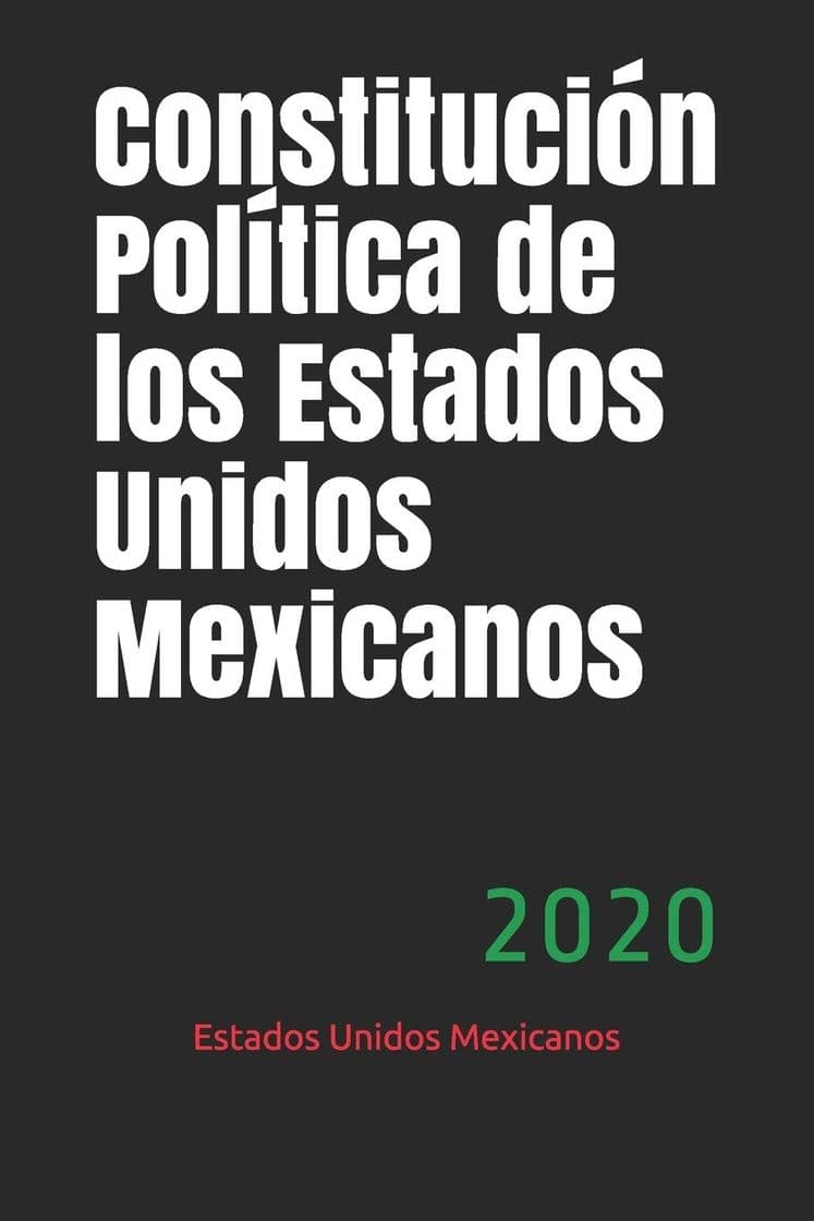 Moda Constitución Política de los Estados Unidos Mexicanos