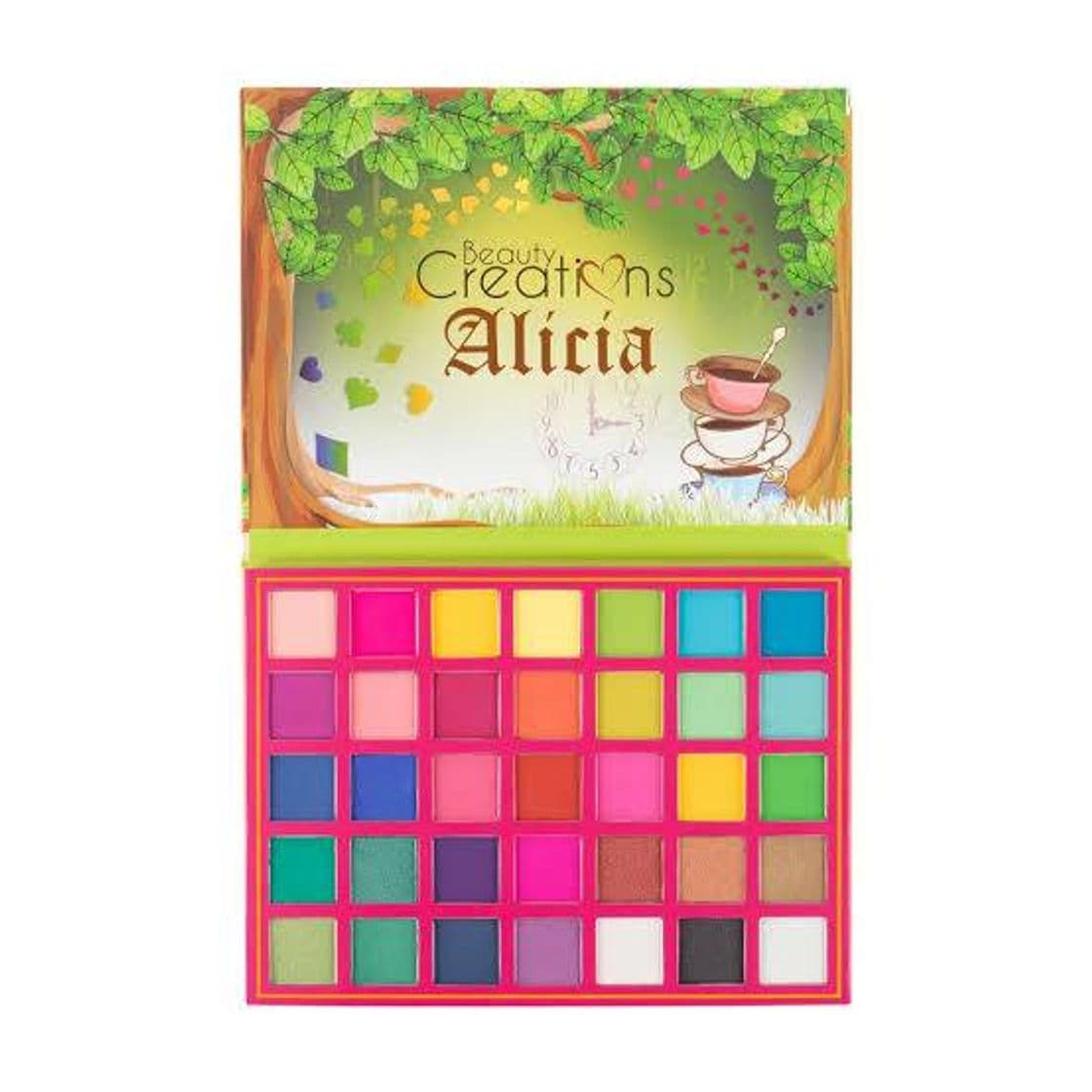 Moda Paleta de sombras Beauty creations Alicia