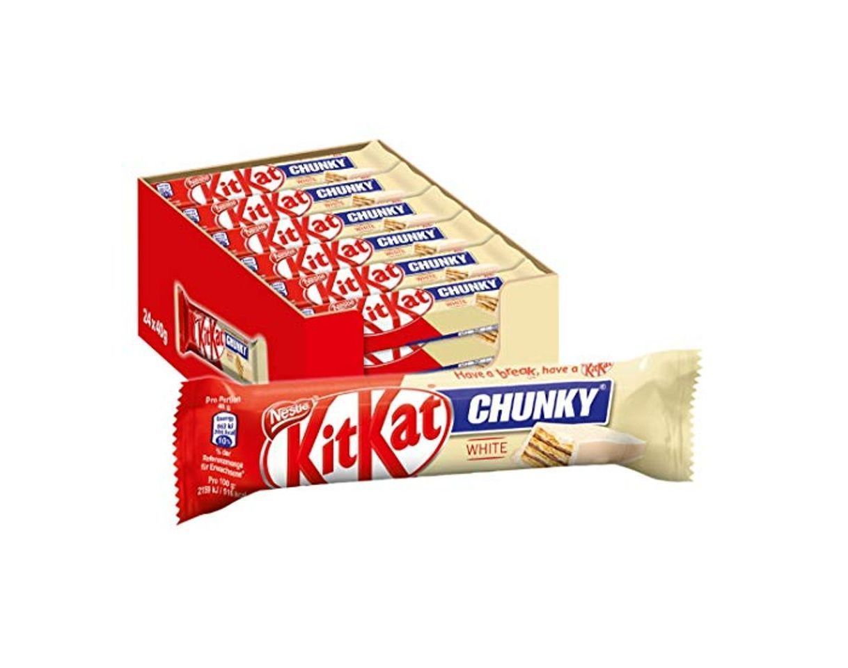 Producto Nestle KitKat Chunky White Chocolate with white chocolate multi pack of 24