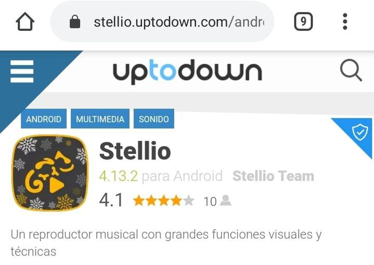 App Reproductor de música 