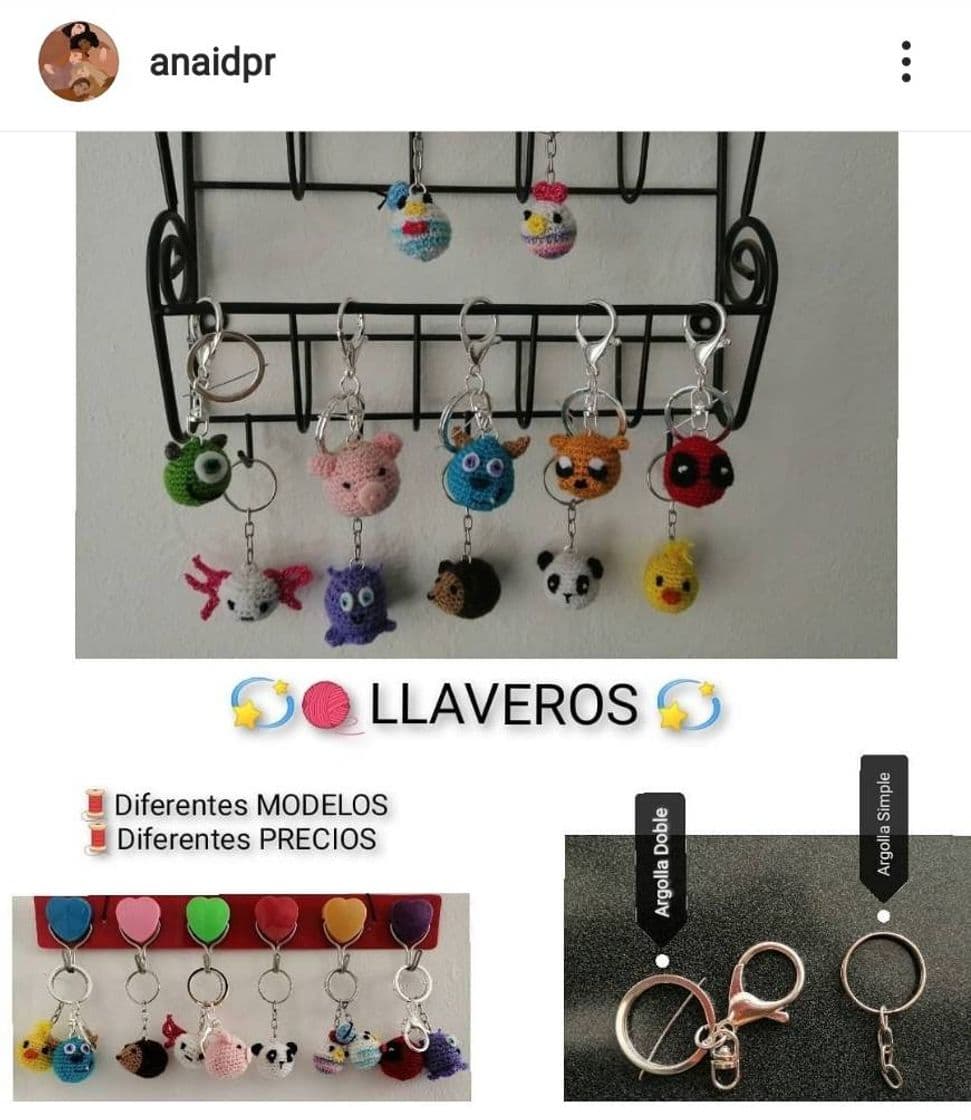 Moda Vayan a ver estos llaveros, puedes hacer pedidos especiales