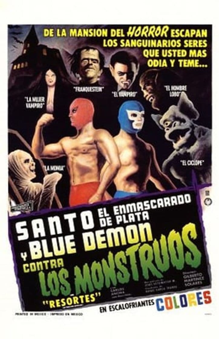 Película Santo and Blue Demon Against the Monsters