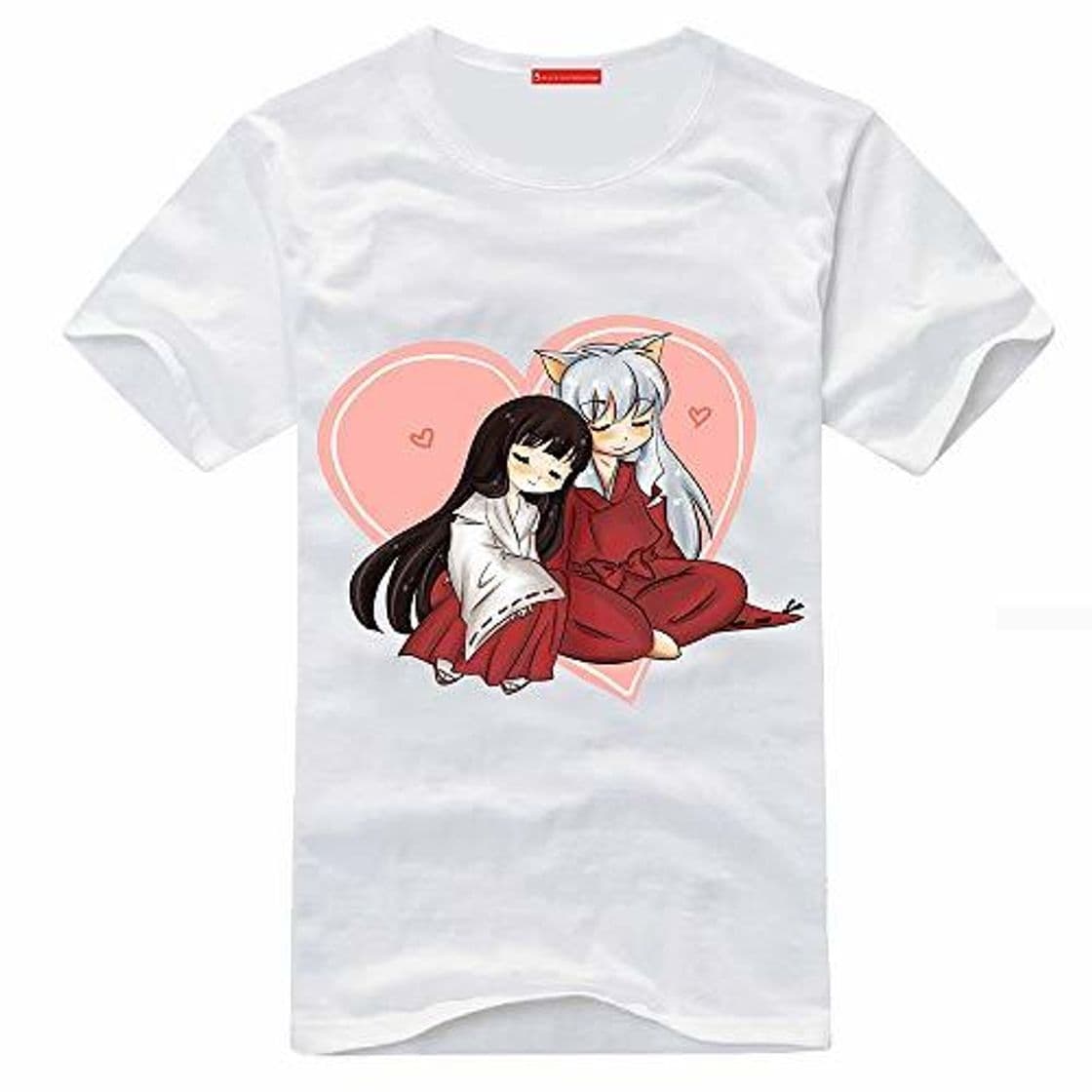 Producto Inuyasha Camiseta Camiseta de Manga Corta Verano Ocio Blusas Cuello Redondo Vogue