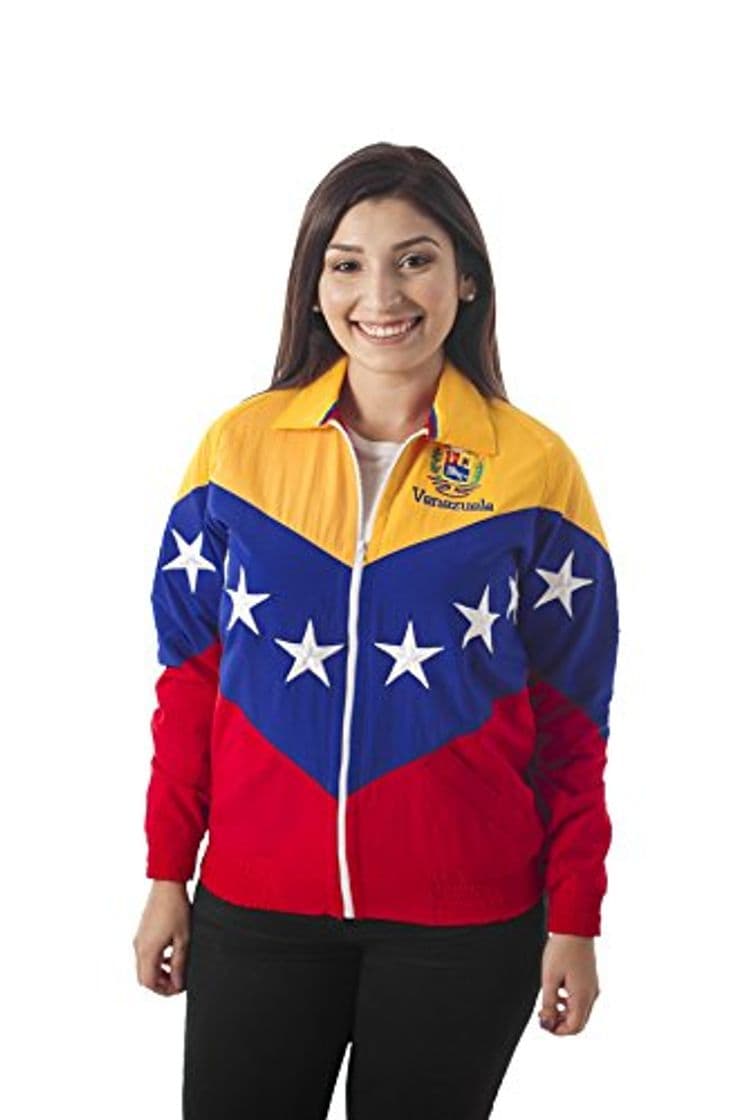 Moda 23 - 48 Chaqueta Tricolor DE LA Bandera DE Venezuela