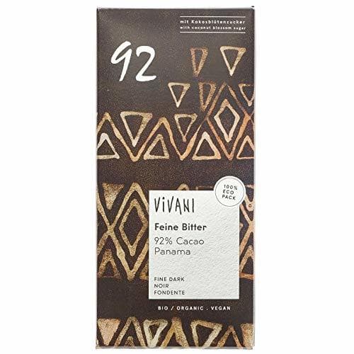 Product Vivani Organic Chocolate 92% Choc Oscuro Panamá 80g