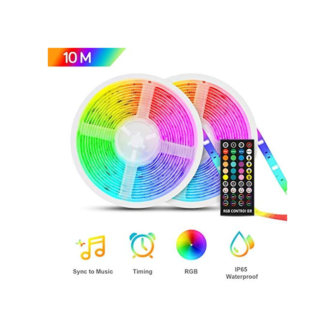 Elemento de la categoría hogar TASMOR Tira LED Música 10M 300LEDs