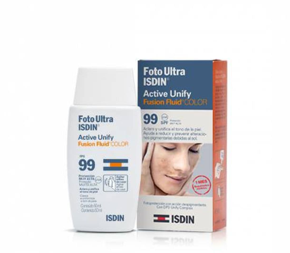 Beauty Foto Ultra 100 ISDIN Active Unify COLOR Fusion Fluid SPF 100+