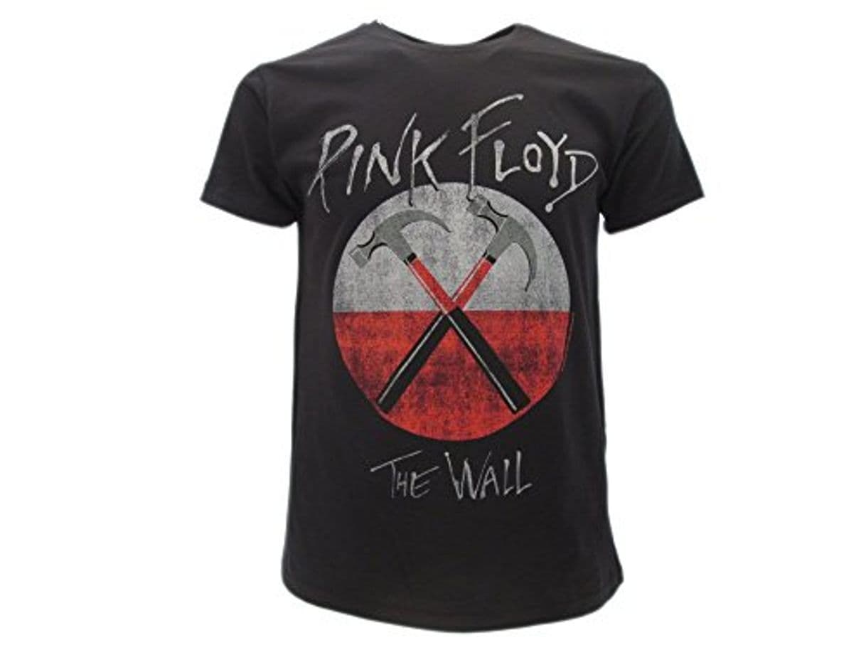 Fashion Pink Floyd – Camiseta original negra para pared con etiqueta y etiqueta de originalidad Negro
 XL