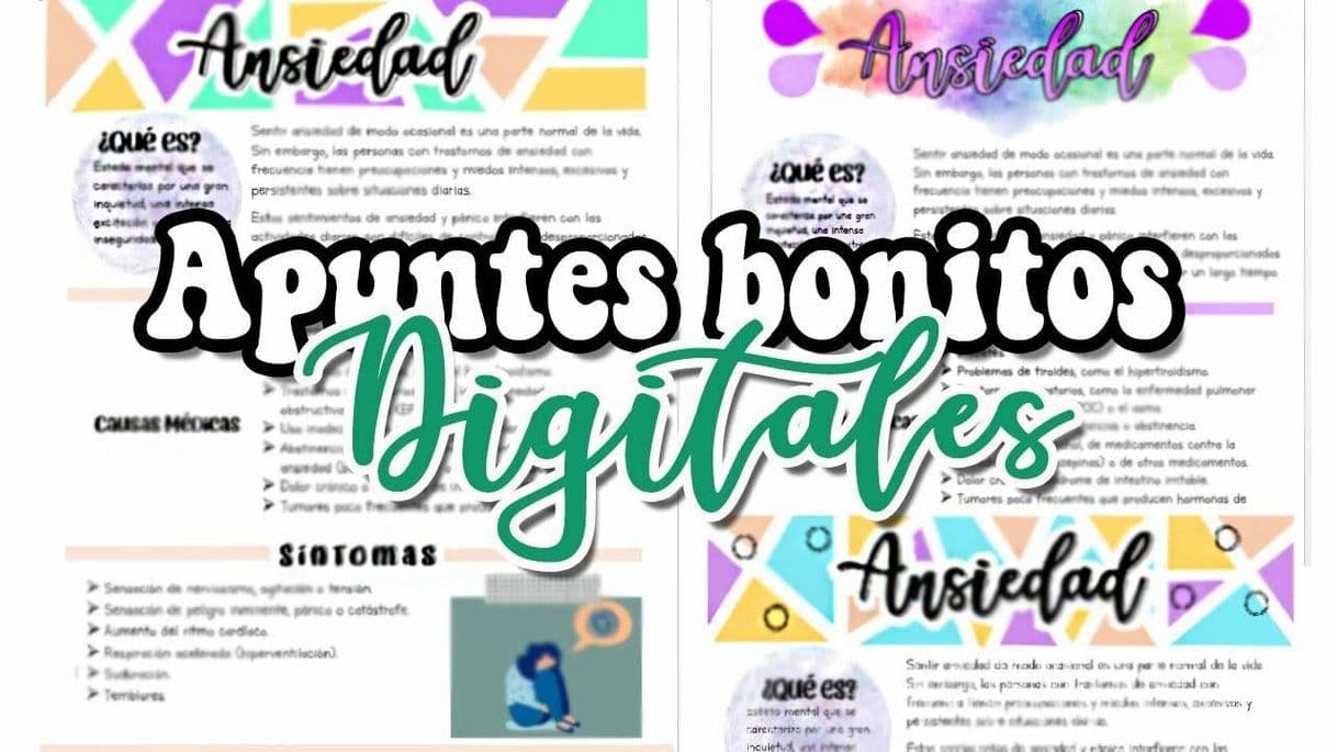 Fashion Apuntes bonitos digitales.✨