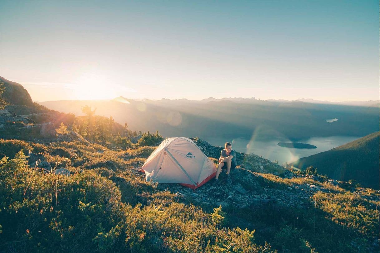 Moda Acampada en la montaña