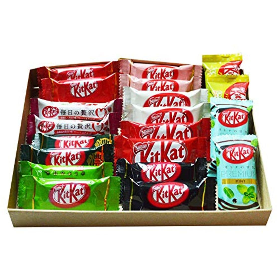 Product Kit Kat chocolate Especial Dagashi caja japonesa 20 piezas con AKIBA KING Sticker