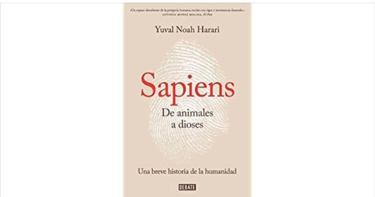 Book Sapiens, de Animales a Dioses