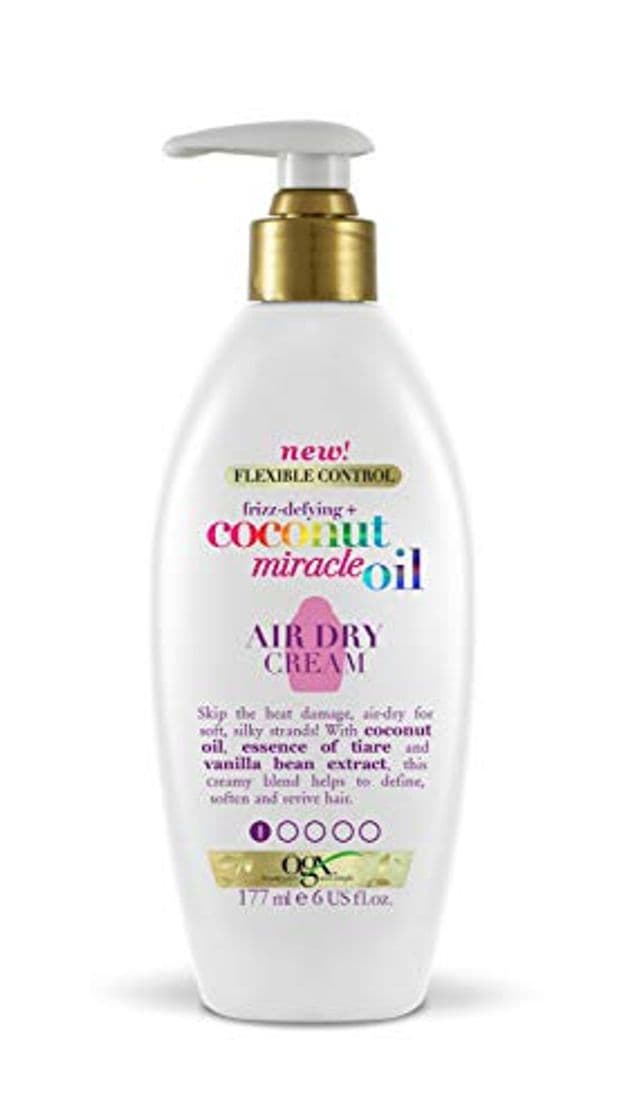 Place OGX Frizz Defy Coconut Miracle Oil Air Dry Cream