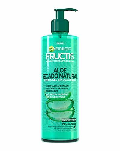 Belleza GARNIER Fructis Aloe Secado al Aire Tratamiento Capilar Pelo Normal, Largo, pack