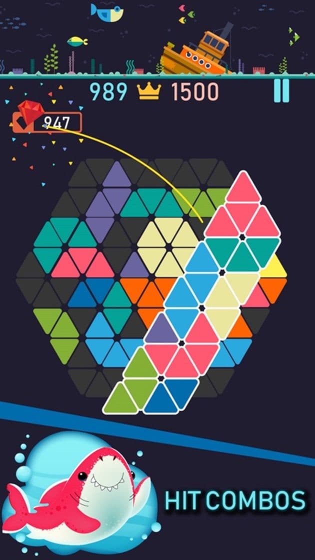 Videogames Trigon : Triangle Block Puzzle