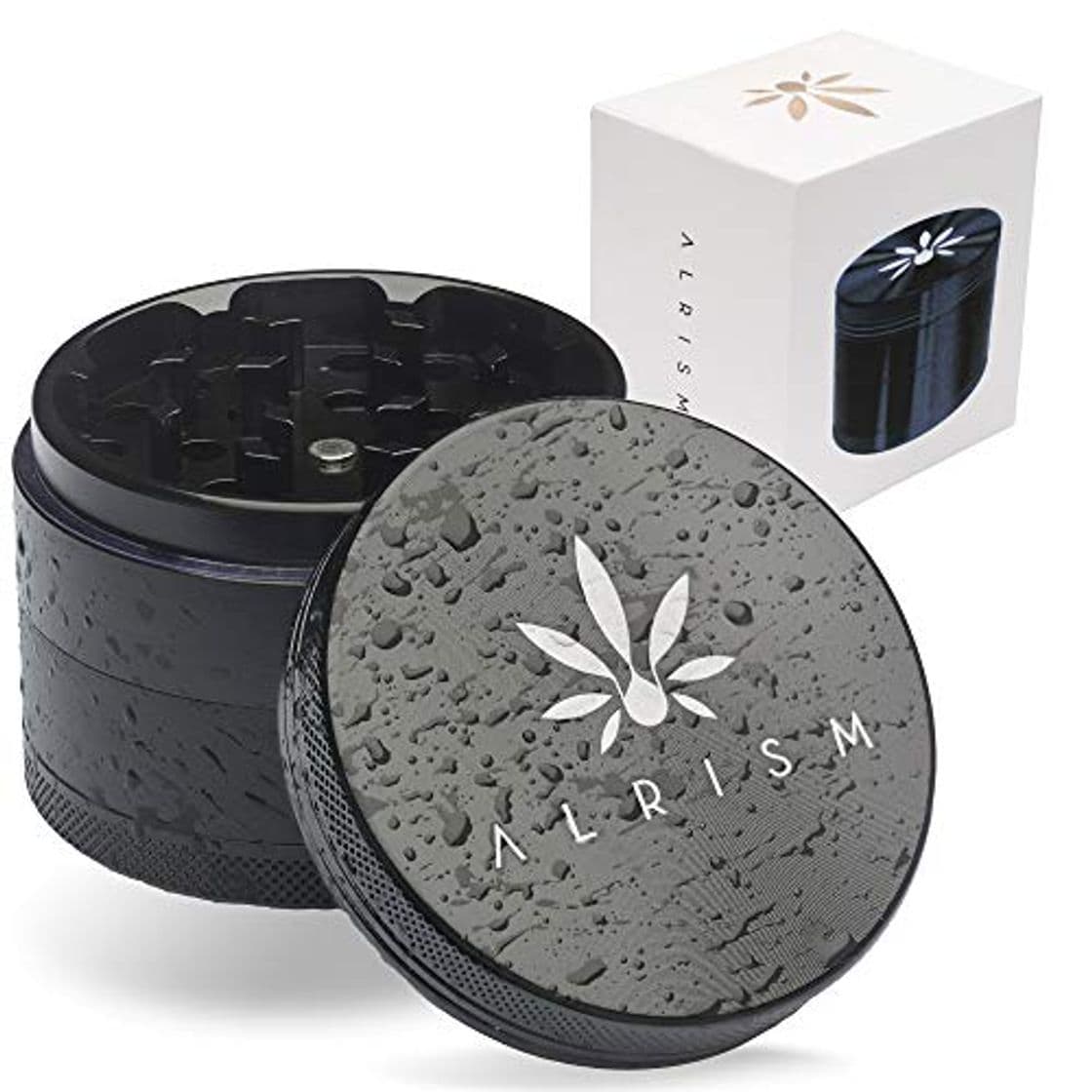 Producto ALRISM - Grinder de cerámica de 4 Piezas - Incluye Funda