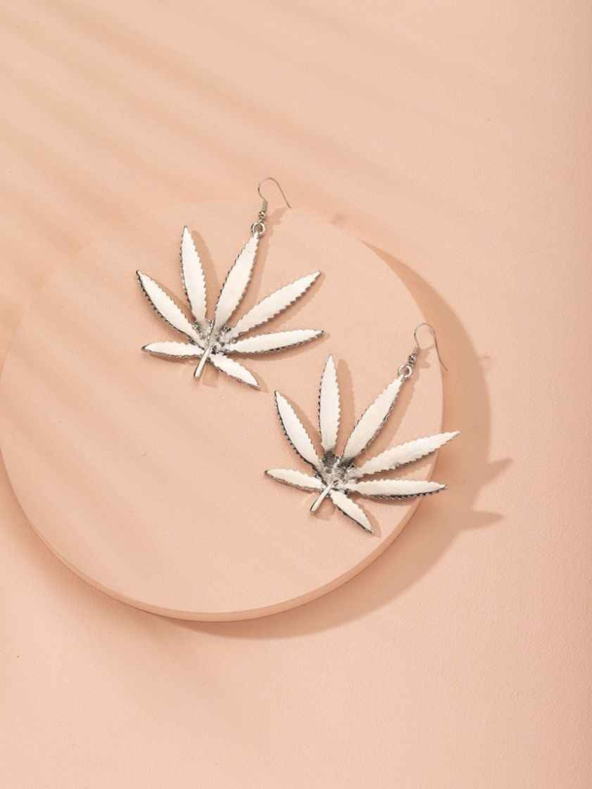 Moda Pendientes hoja de marihuana 🍁