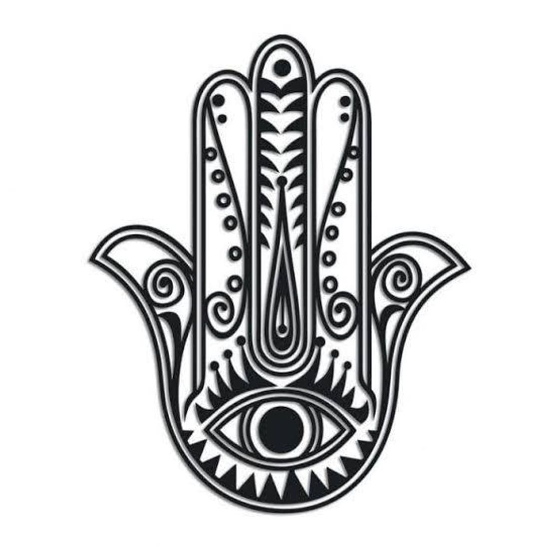 Moda Hamsa Tattoo Design