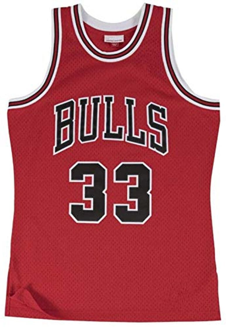 Moda Miyapy NBA Chicago Bulls #33 Scottie Pippen Camiseta de Jugador de Baloncesto