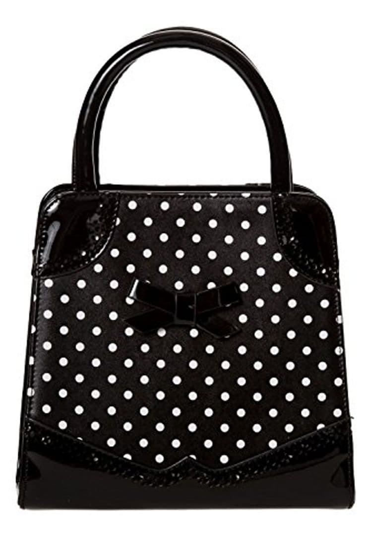 Fashion Bolso con manilla superior de Banned Hands Off My con lunares de