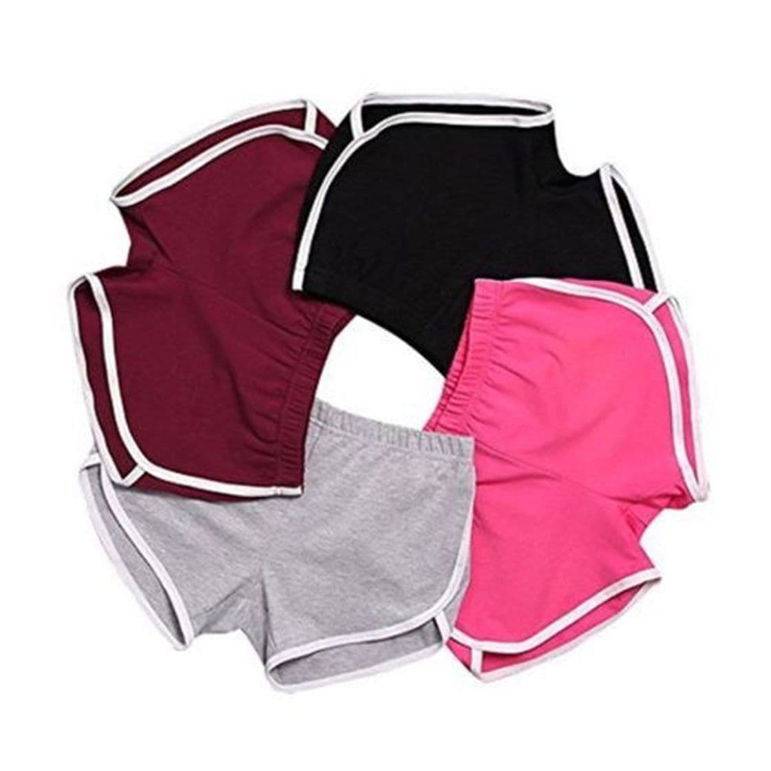 Product Mujeres Deportes Gimnasio Ejercicio Cintura Flaca Yoga Pantalón Corto Pantalones Retro Cortos