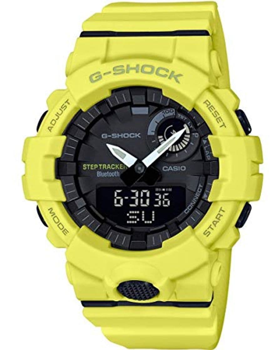 Fashion Casio Reloj Digital para Hombre de Cuarzo con Correa en Resina GBA-800-9AER