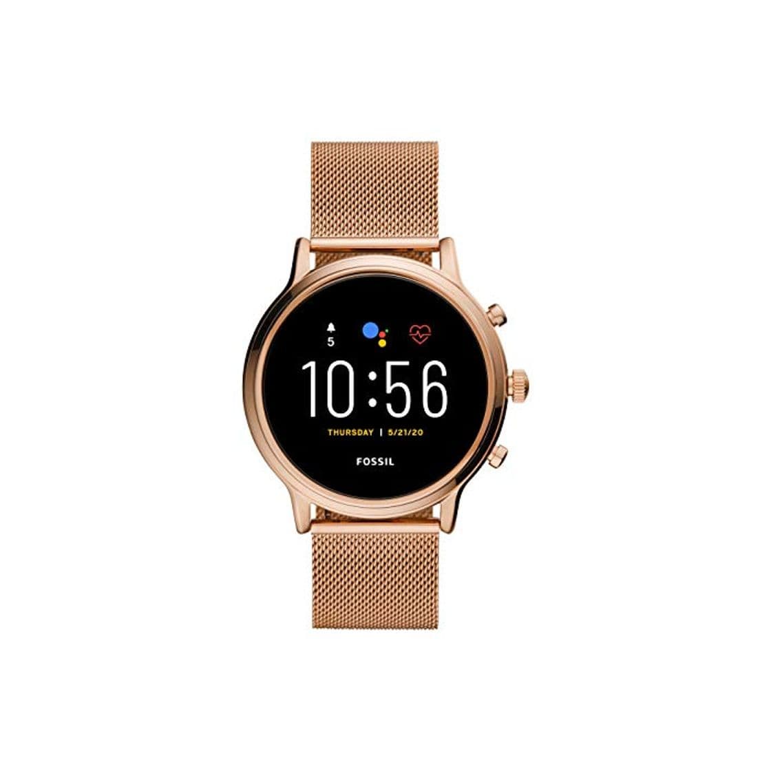 Product Fossil Smartwatch Pantalla táctil para Mujer de Connected con Correa en Malla de Acero Inoxidable FTW6062