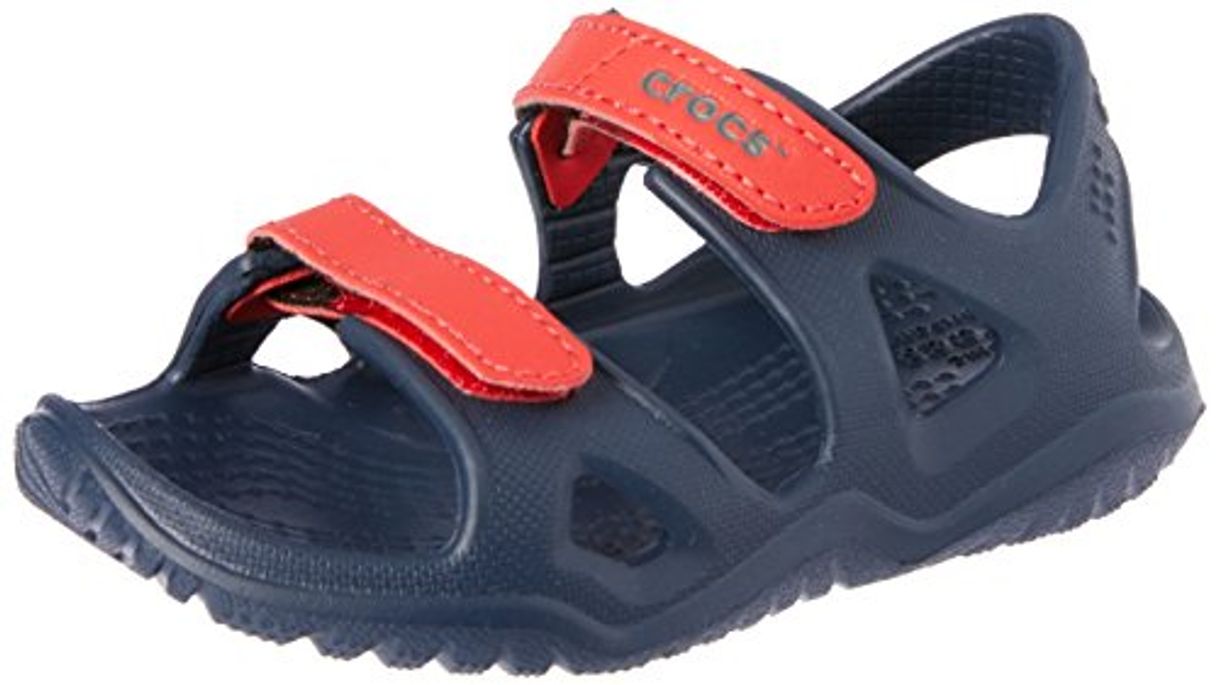 Fashion Crocs Swiftwater River Sandal, Sandalias de Punta Descubierta Unisex Niños, Azul