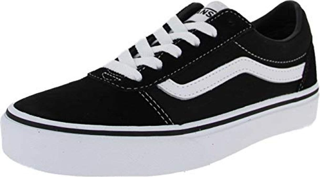 Fashion Vans Ward Suede/Canvas, Zapatillas Unisex Niños, Negro