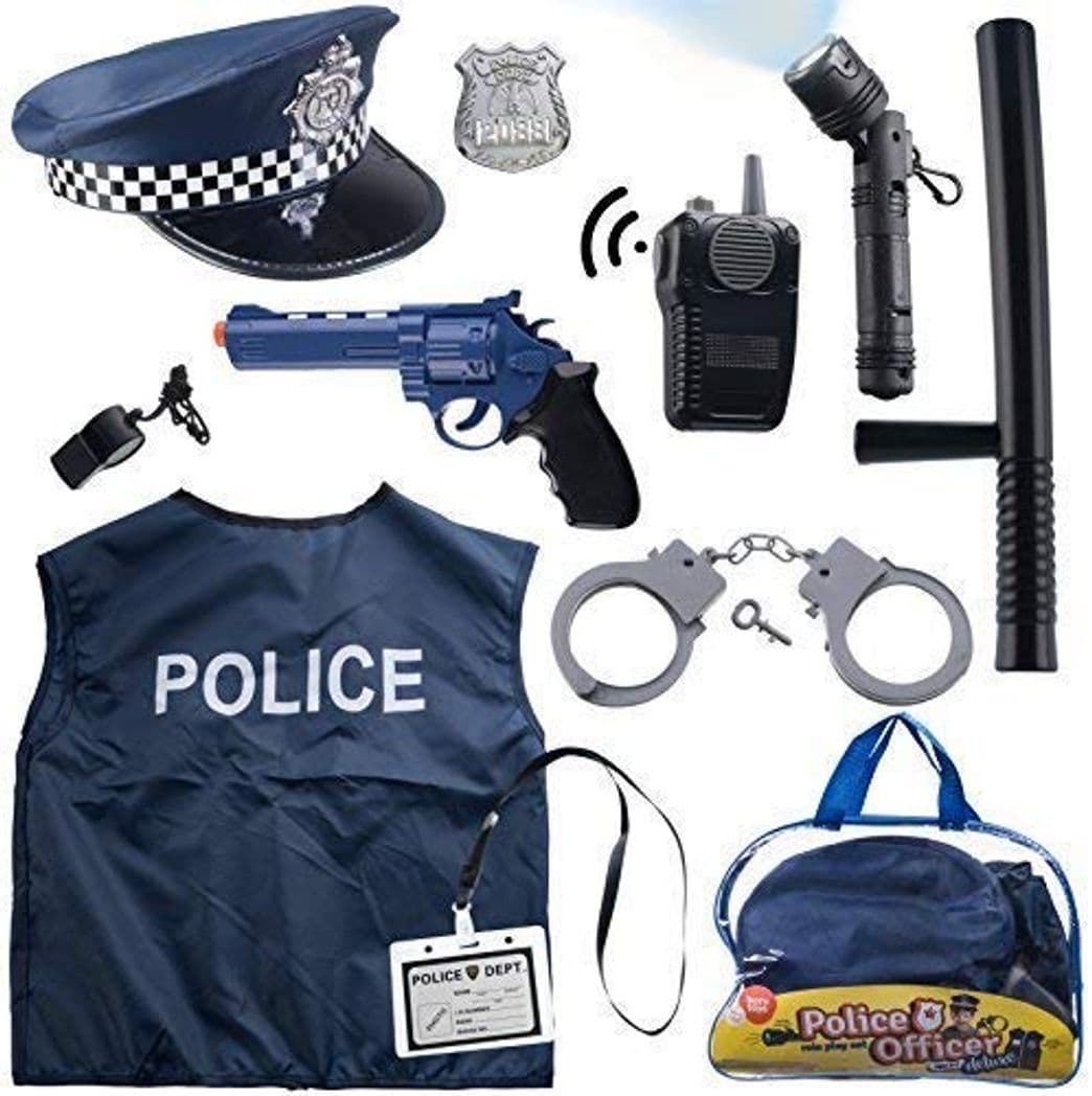 Producto Born Toys Disfraz De Policía De 12 Piezas para Niños con Kit