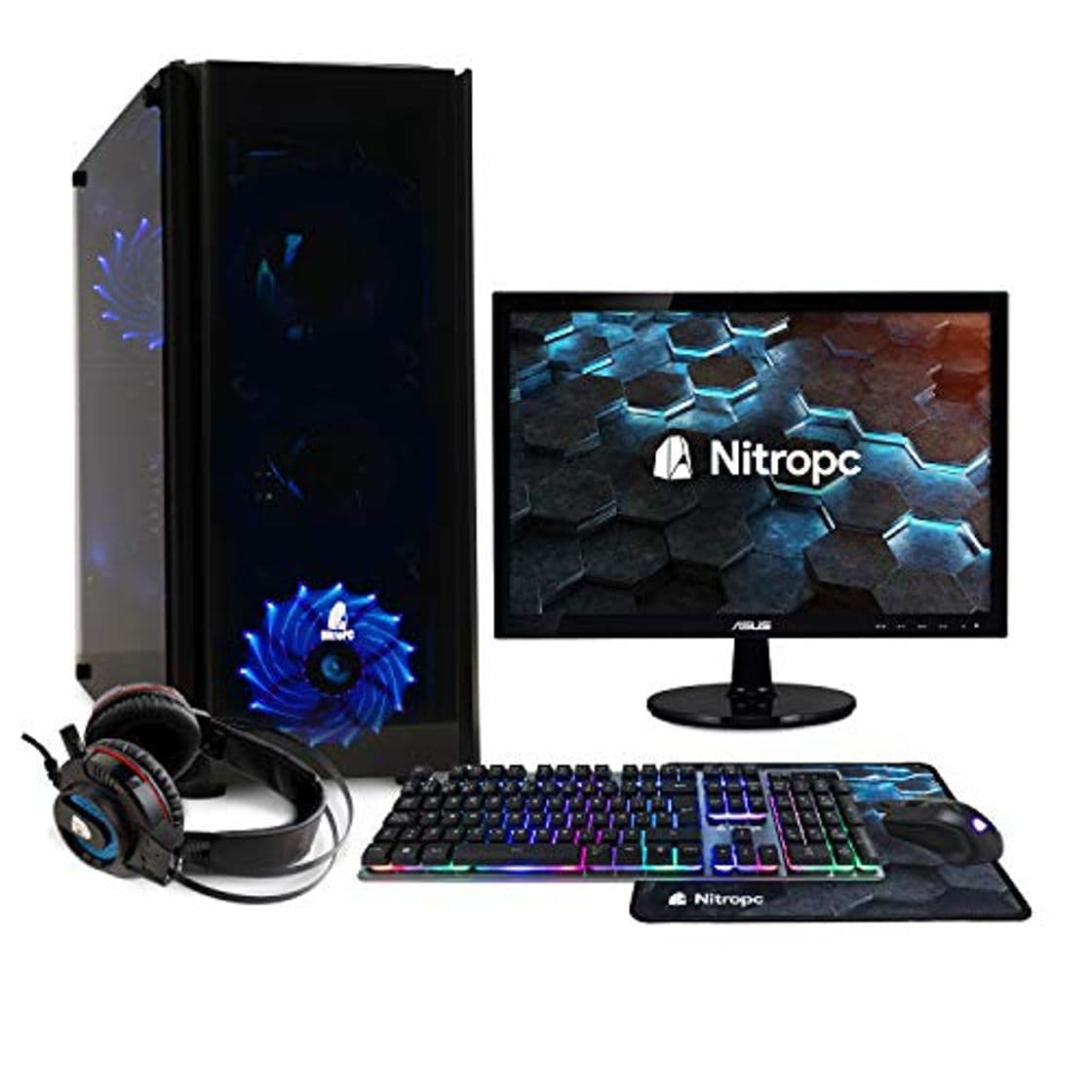 Producto NITROPC - PC Gaming Pack Bronze Rebajas | PC Gamer (CPU Ryzen