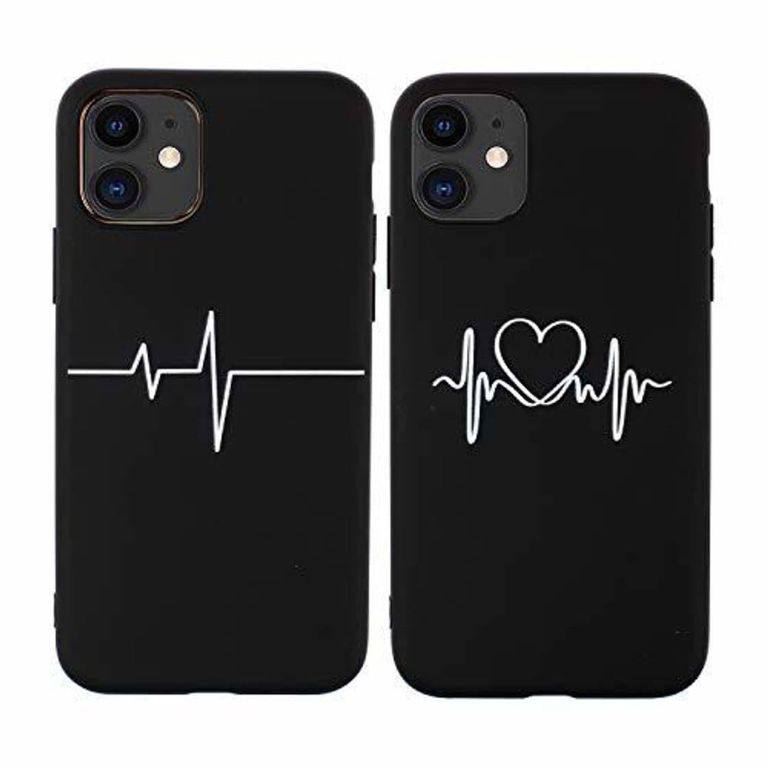 Electronic DiaryTown 2 Negro Funda para iPhone 11