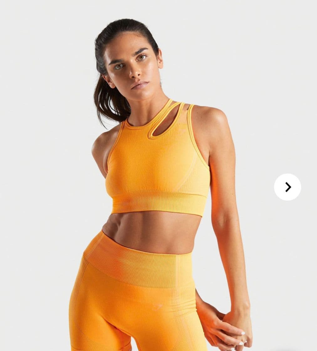 Product Gymshark Ultra Seamless Sports Bra - Orange