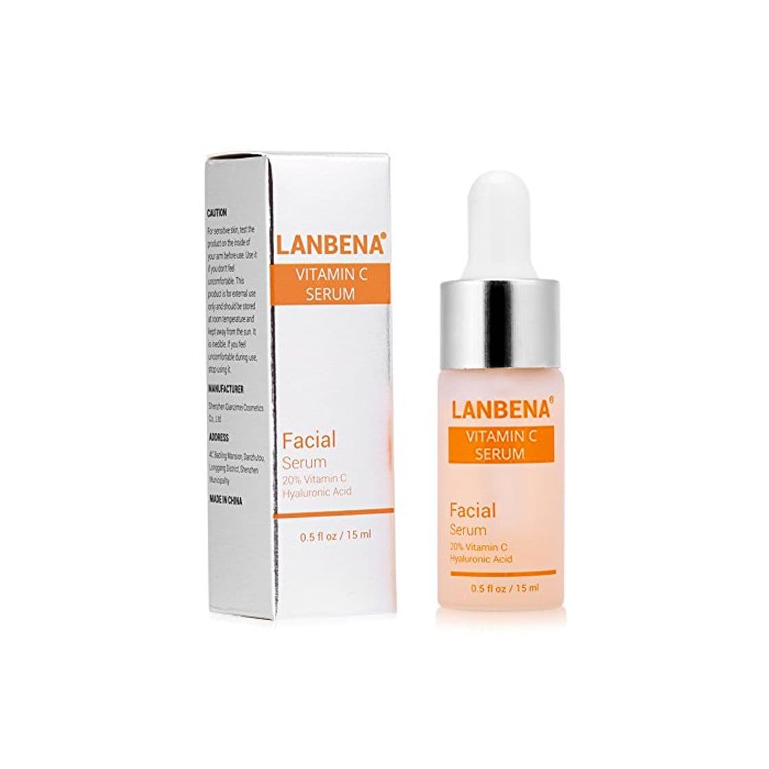 Producto Liukouu LANBENA Suero de Vitamina C Eliminar pecas Fade Dark Spot Antienvejecimiento Blanquear Hidratar suero Facial