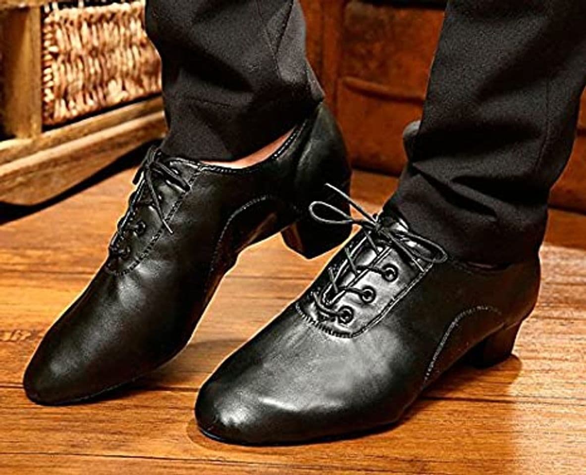 Fashion Hombres de Jazz Latina zapatos de baile negro suave parte inferior zapatos