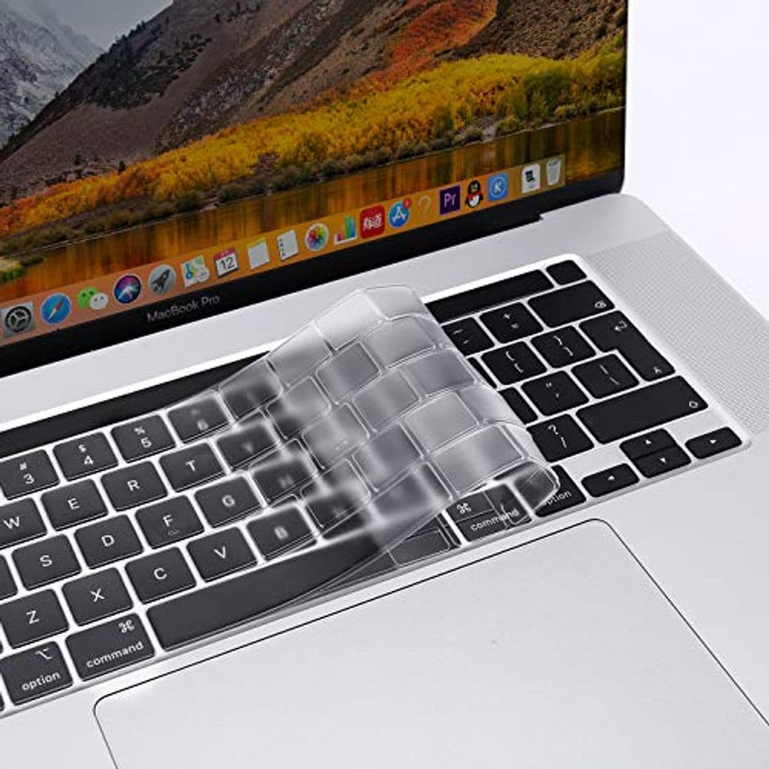 Product MOSISO Cubierta del Teclado Compatible con 2020 MacBook Pro 13 Pulgadas A2251