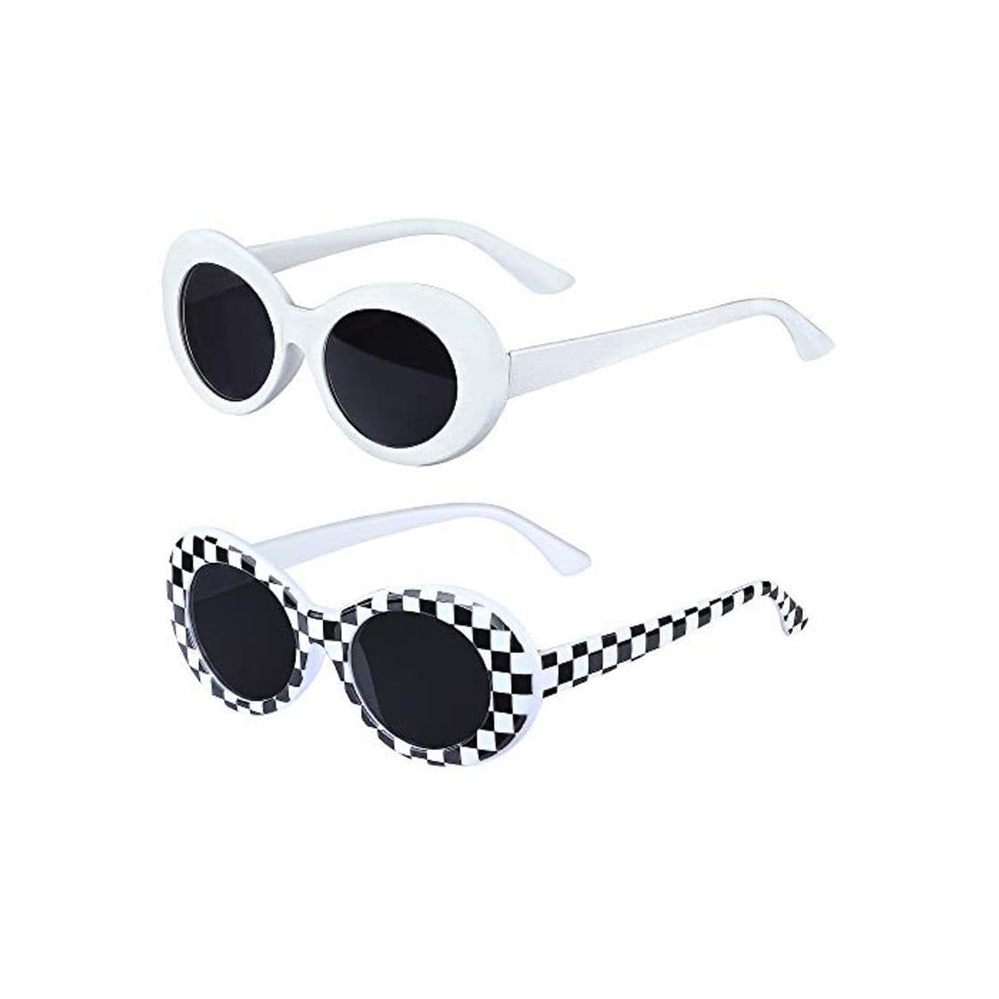 Product Haichen Retro Clout gafas ovaladas Mod marco grueso gafas de sol de