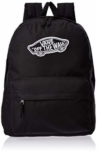 Fashion Vans Realm Backpack Mochila Tipo Casual, 42 cm, 22 Liters, Negro