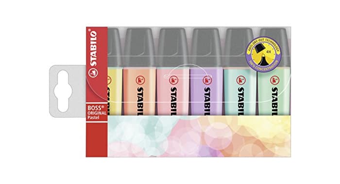 Producto STABILO BOSS Original PASTEL - Marcador - Estuche 6 colores