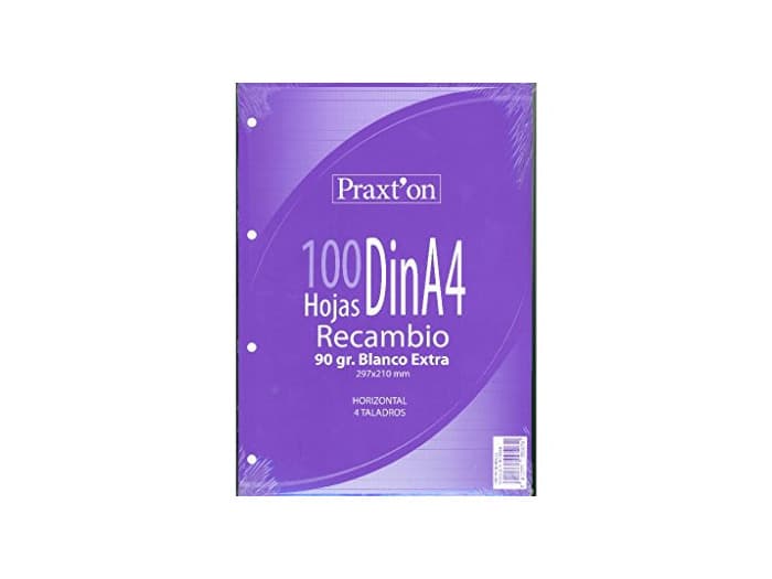 Producto Recambio PRAXTON Din-A4 100H 4T 90 gr