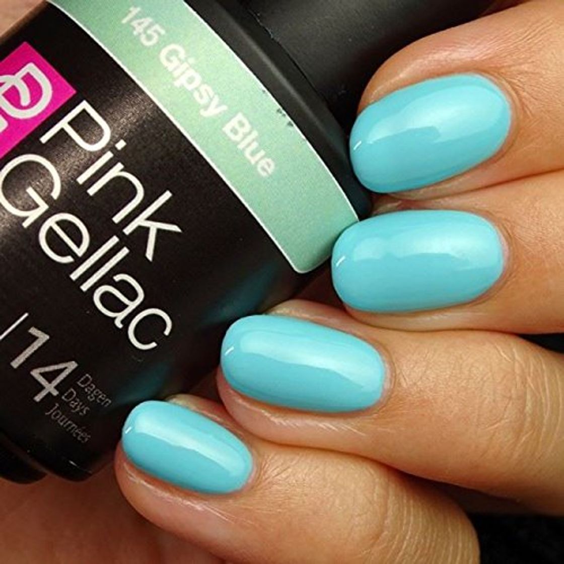 Product PINK Gellac 145 Gipsy Azul UV nagellack