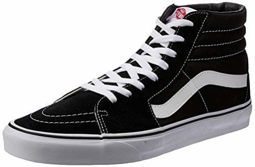 Fashion Vans, Zapatillas Altas Unisex Adulto, Negro