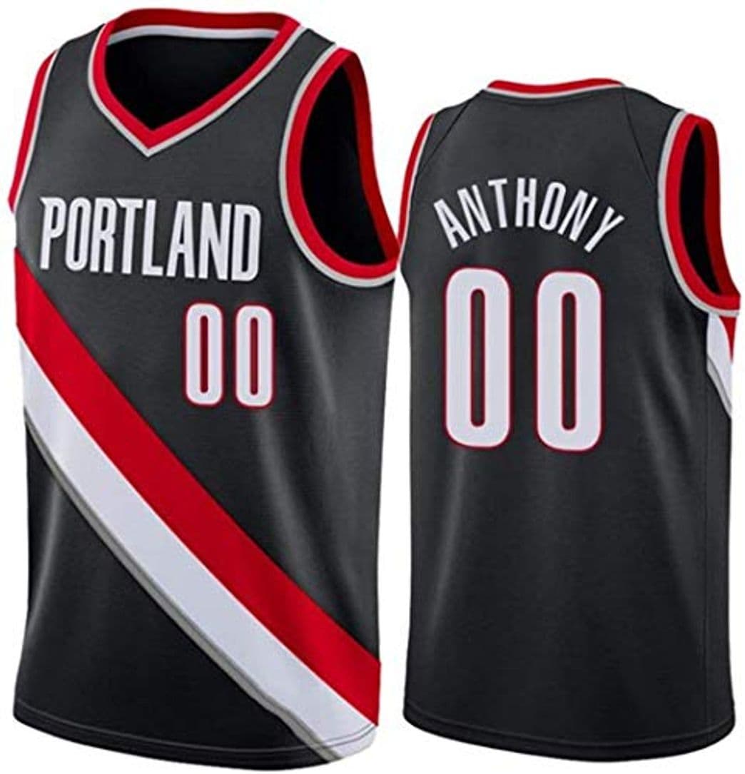 Fashion NBA Portland Trail Blazers #00 Carmelo Anthony Camiseta de Jugador de Baloncesto