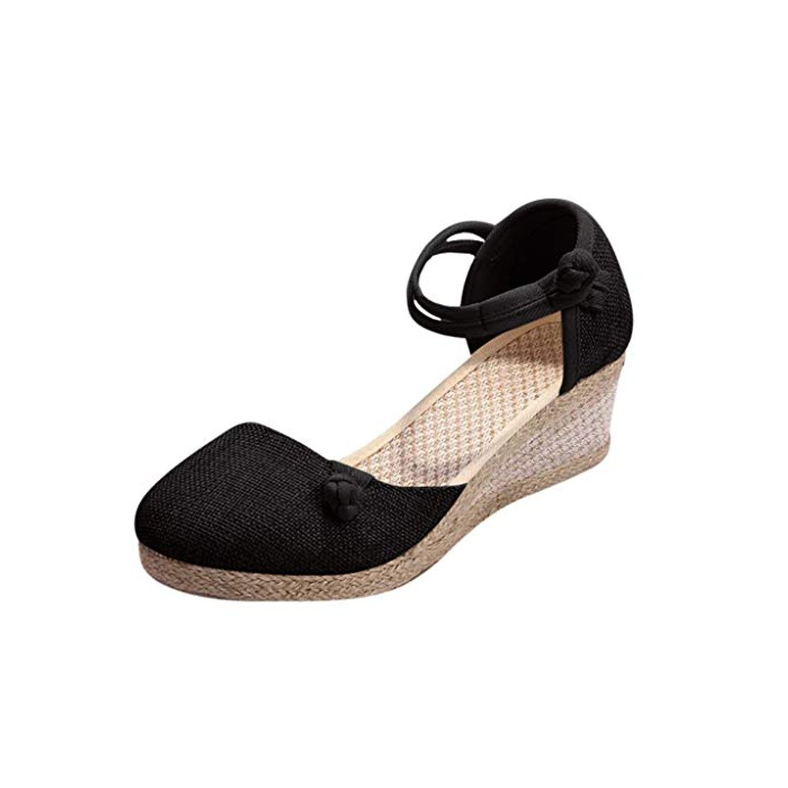 Product Luckycat Sandalias Mujer Cuña Alpargatas Plataforma Bohemias Romanas Mares Playa Gladiador Verano