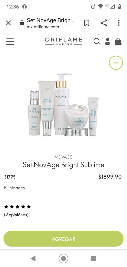 Fashion Set Novage Brigth Sublime