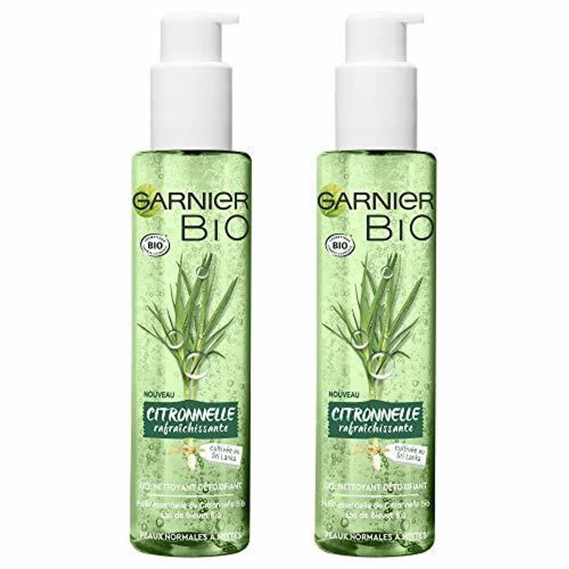 Product Garnier Garnier Garnier Bio Gel Limpiador détoxifiant – citronela rafraîchissante, Pack of 2 x