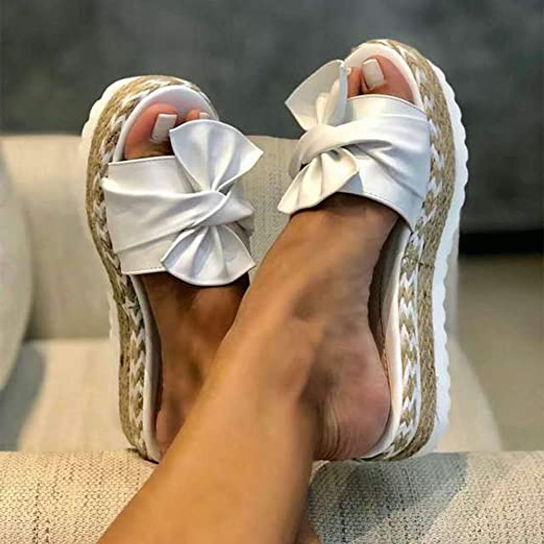 Fashion MEIZHEN Zapatilla de Plataforma con cuña para Mujer