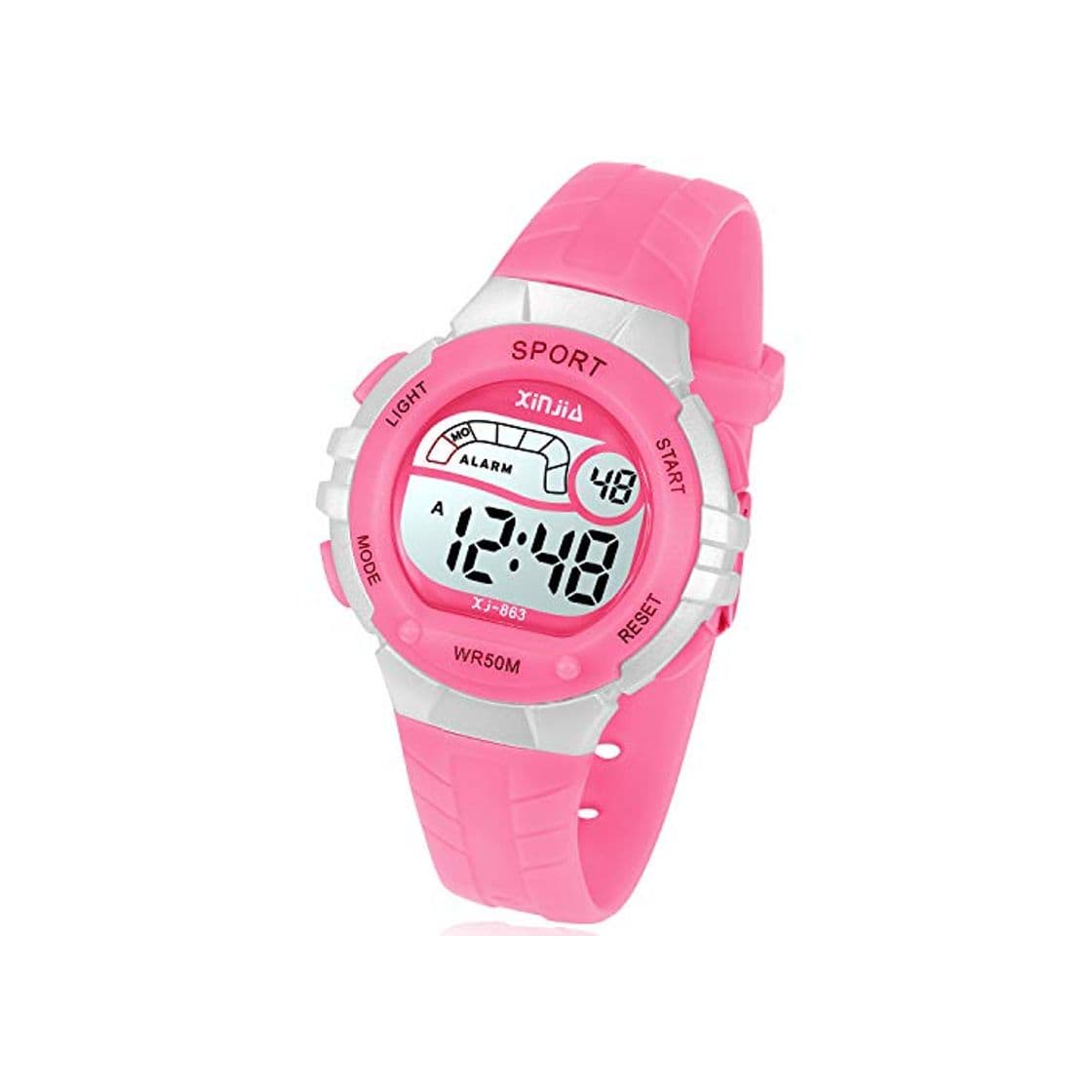 Moda Reloj Digital para Niña Niño,Chicos Chicas 50M